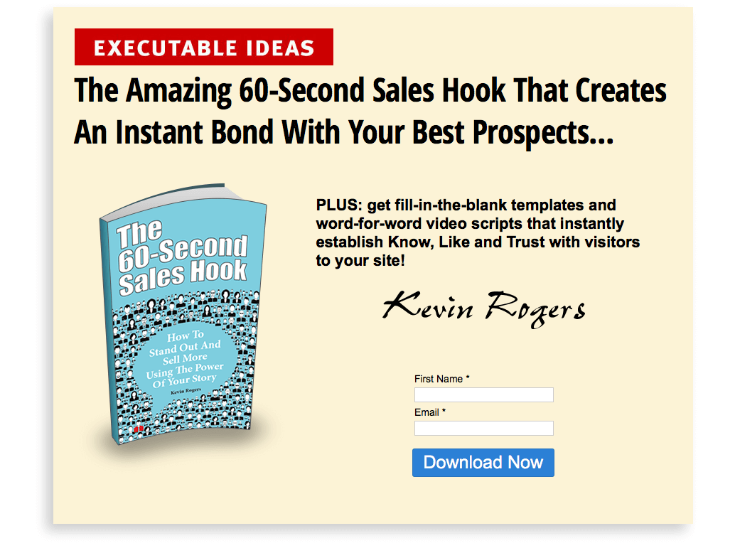 60 Second Sales Hook